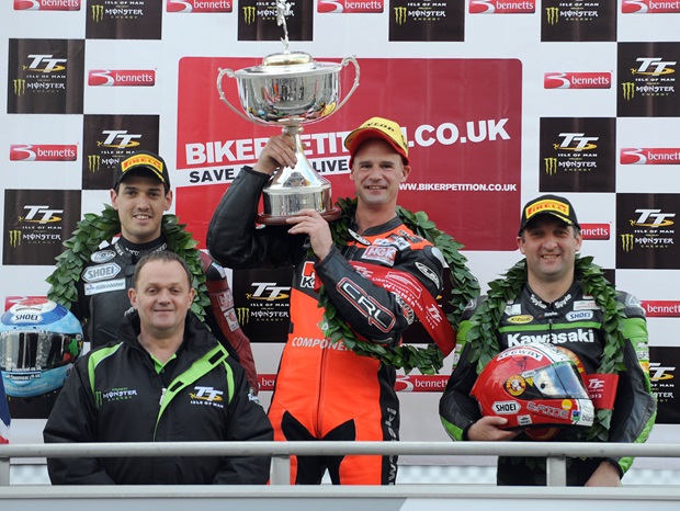 The BikerPetition.co.uk Lightweight TT podium